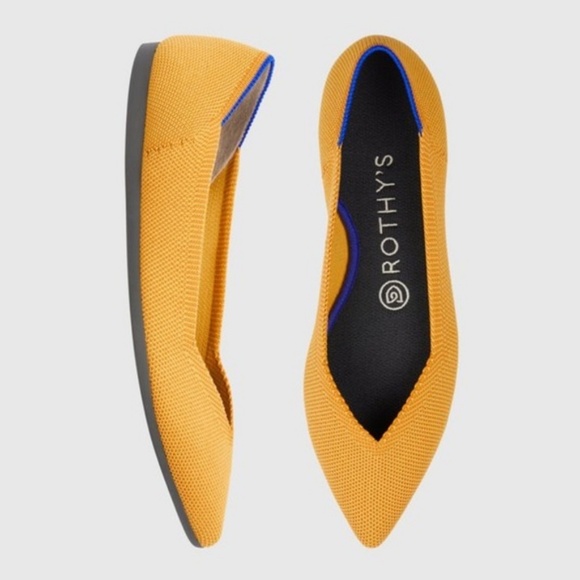 rothys yellow flats